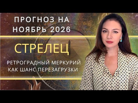 Видео: ВРЕМЯ СТАТЬ СОЗДАТЕЛЕМ, А НЕ СВИДЕТЕЛЕМ СОБСТВЕННОЙ СУДЬБЫ. Прогноз для СТРЕЛЬЦА на НОЯБРЬ.