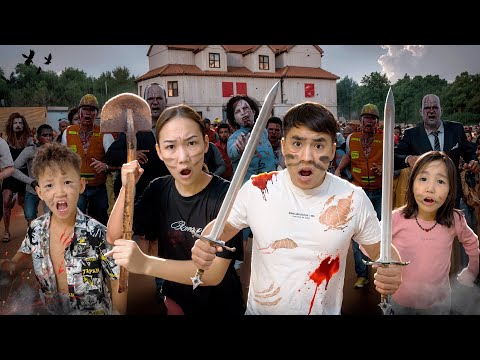Видео: ЗОМБИ АПОКАЛИПСИС 🧟😱🩸(АЛИНУР МЕН КОЗАЙМ ЗОМБИЛАР ЖЕП ҚОЙДЫ💔)@aruna_n_m 