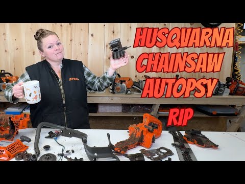 Видео: Кто убил? Результаты вскрытия бензопилы Husqvarna 345