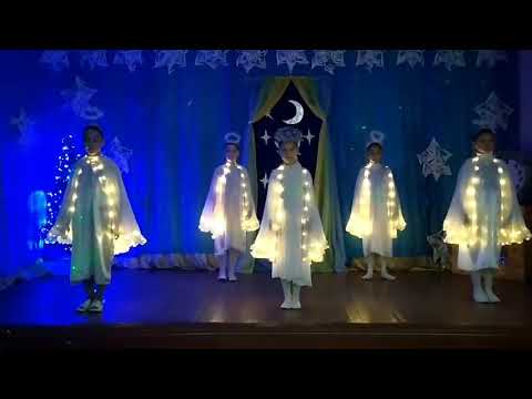 Видео: Привітання Янголів  танок " Новорічні янголи" Коблівський театр "Чайка"