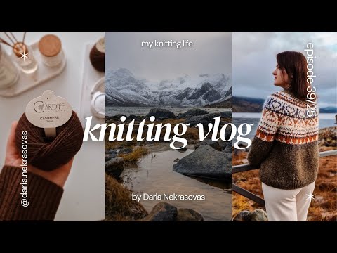 Видео: ВЯЗАЛЬНЫЙ ВЛОГ 39/25 | Уютная вязальная неделя🍂 Перчатки из Cardiff 🤎 Планы на новый Marius и шапки🧶
