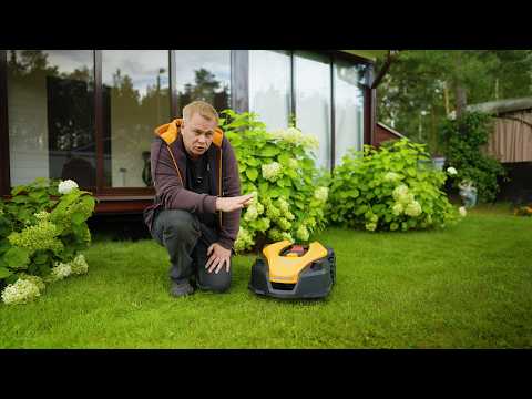 Видео: Газонокосилка-робот VILLARTEC MI 2002: обзор и тест