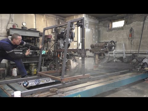 Видео: Пилорама из хлама ч.7 первые испытания