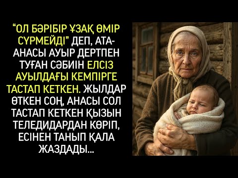 Видео: “Бұл бәрібір тірі қалмайды” деп, ата-анасы ауыр дертпен туған сәбиді елсіз ауылдағы кемпірге тастады