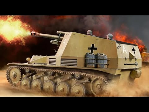 Видео: Немецкая САУ "Веспе"