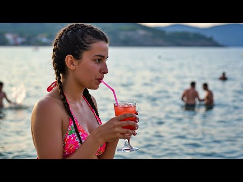 Видео: Утро на пляже Клеопатра в конце августа 2025 - без комментариев