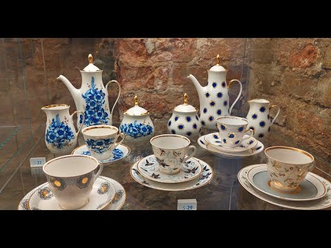 Видео: прогулки по Риге - музей фарфора, выставка картин