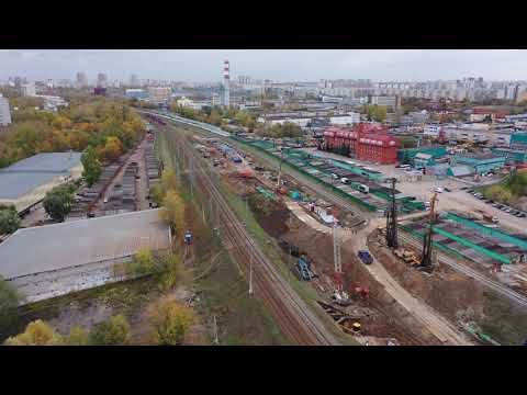 Видео: Ход работ по строительству дороги между районами Отрадное и Восточное Дегунино