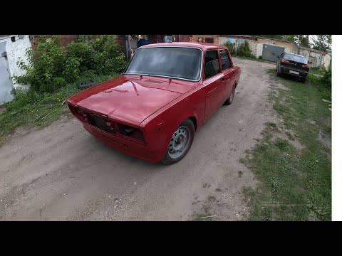Видео: Покраска автомобиля Ваз 2107 снаружи акриловой эмалью Vika