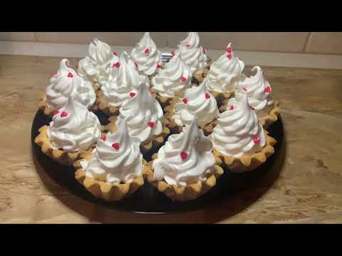 Видео: Корзинки з білковим кремом