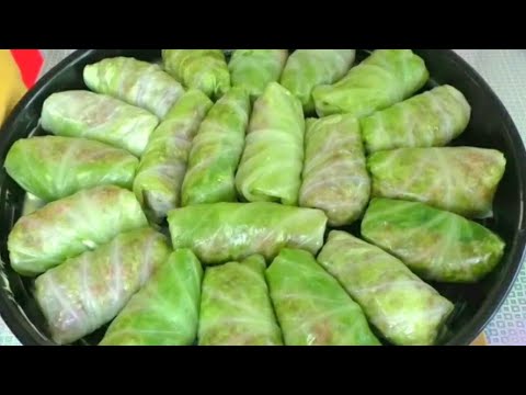 Видео: Ну оочень вкусные домашние голубцы из капусты с фаршем и рисом. Простой и очень быстрый рецепт.