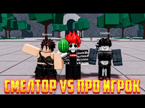 Видео: СМЕЛТОР ПРОТИВ ПРО ИГРОКА В ТСБ!! 100000 киллов The Strongest Battlegrounds  @CmeltorRoblox