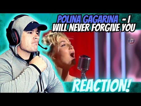 Видео: Polina Gagarina - Я тебя не прощу никогда (REACTION)