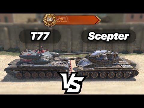 Видео: НА ЗАБИВ#117 | Ранговый Т77 против Безупречного Scepter | Мини-Хевик в деле | WoT Blitz