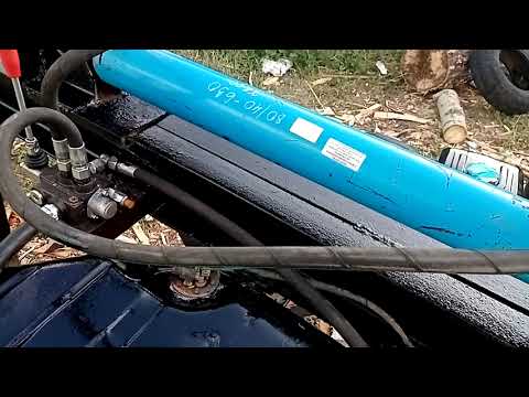 Видео: Обзор Самодельный гидравлический дровакол на 8 частей