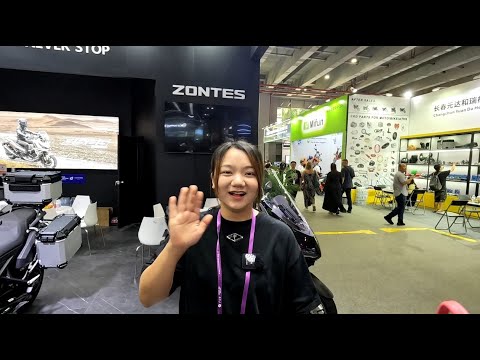 Видео: Мотоциклы и скутеры ZONTES. Новинки. Интервью на выставке CFAIR.