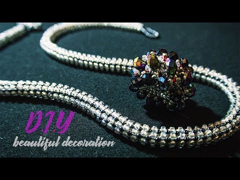 Видео: TUTORIAL. Beadcrochet bracelet/ МАСТЕР - КЛАСС.Жгут из бисера