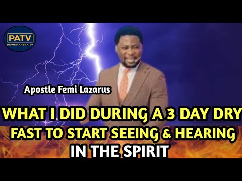 Видео: Что я делала во время трёхдневного сухого поста, чтобы начать видеть и слышать в духе | Апостол Ф...