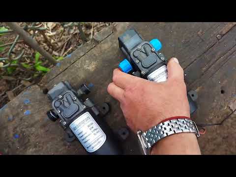 Видео: Помповый мини насос на опрыскиватель