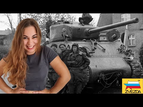 Видео: Самый русский танк Шерман. Модель танка 1/35