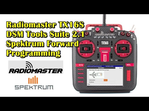 Видео: НОВИНКА: Установка Radiomaster TX16S DSM Tools Suite 2.1