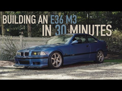 Видео: Сборка E36 M3 за 30 минут | 4K