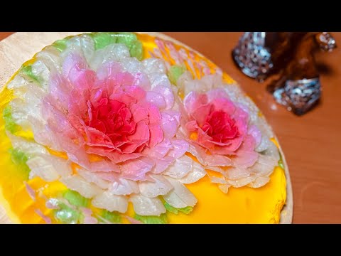 Видео: Потрясающе! Яркий цветочный инъекционный желе, который шокирует всех! 🌸