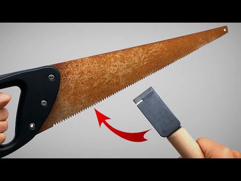 Видео: Гениальный способ заточить пильное полотно до бритвенной остроты! Суперполезная идея от WELD VTQ