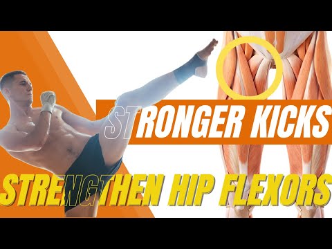 Видео: Укрепите мышцы-сгибатели бедра для более сильных ударов ногами в тайском боксе и кикбоксинге