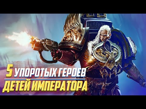 Видео: 5 Упоротых Героев Детей Императора в Warhammer 40000