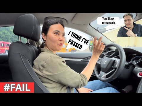Видео: Водитель-стажер провалил экзамен по вождению, но думает, что сдал его — 1 серьёзная ошибка вожден...