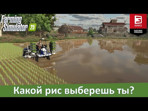 Видео: Farming Simulator 25 - Часть 5. Работа с рисом: от создания полей до жатвы