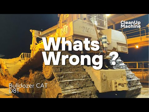 Видео: Что не так с мойкой тяжелой техники CAT D8T Bulldozer