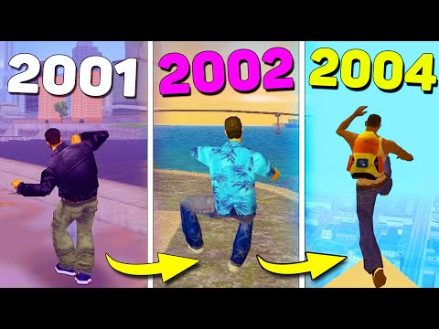 Видео: Эволюция ПАРКУРА, НЕЛИНЕЙНОСТИ, ЕДЫ В GTA! (GTA 1 - GTA 5) #2
