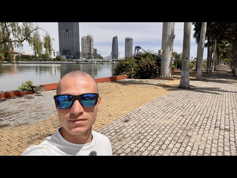 Видео: РАЗХОДКА ПОКРАЙ РЕКА ХАН | ДА НАНГ, ВИЕТНАМ