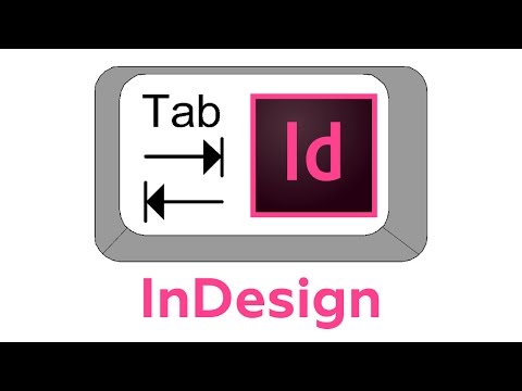 Видео: Табуляторы в Индизайн и отточие.  Урок о табуляции.