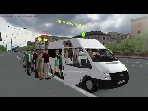 Видео: Omsi 2 Чистогорск Ford Transit маршрут  11