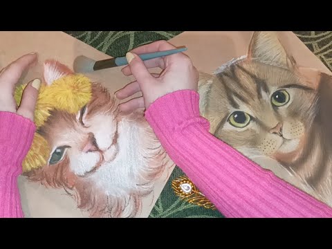 Видео: АСМР 💖 Нежная терапия перед сном✨ Будут котики, собачки и мурашки 💖 ASMR