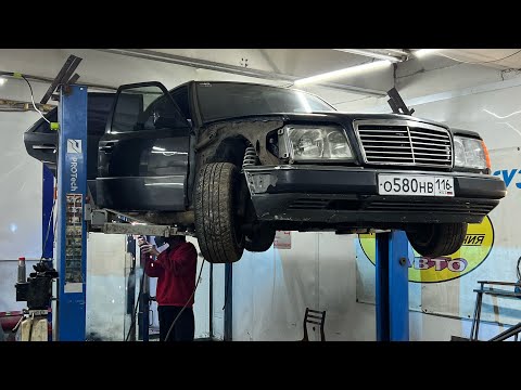 Видео: Успеть доделать корча W124 для дрифта