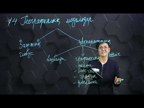 Видео: Географиялық модельдер. 8 сынып.