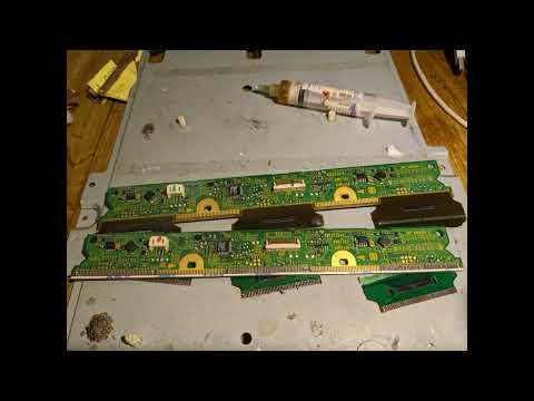 Видео: Ремонт плазмы Pioneer. Или сказ о том как молодец Илья КУРУ с того света воротил.