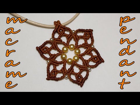 Видео: МАКРАМЕ КУЛОН