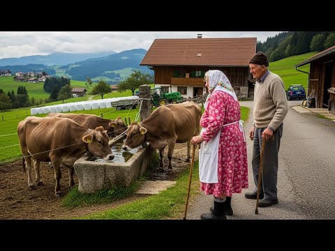 Видео: Пожилая пара живёт мечтой в швейцарской альпийской деревне — Тихая роскошь и вечная красота #горы