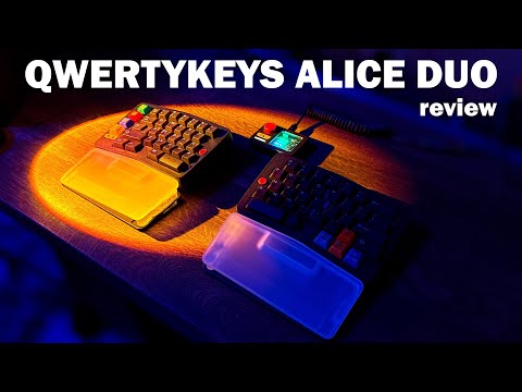 Видео: ОБЗОР | QWERTYKEYS ALICE DUO | Клавиатура, которая не определилась ?