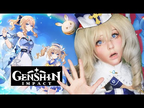 Видео: Косплею Барбару из Геншин! ❤️Genshin Impact❤️!genshin