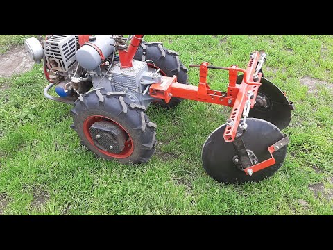 Видео: Дисковые окучники для мотоблока Мотор Сич . Обзор доработок.