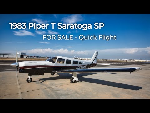 Видео: #43 1983 Piper T Saratoga SP Продаётся - Полностью стеклянная панель