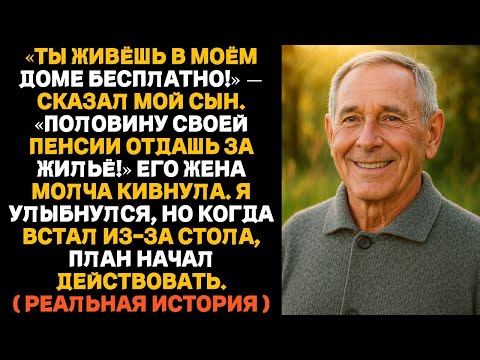 Видео: Ты отдашь мне половину пенсии!» — сказал сын. Но когда я поднялся из-за стола, всё изменилось.
