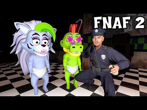 Видео: Аниматроники дети пугают охранника FNAF 2 COOP ► Garry's Mod