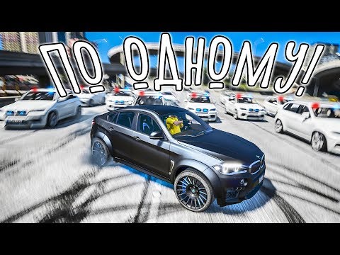 Видео: BMW X6M против X5M в GTA 5 Online! Полицейские Догонялки в ГТА 5!